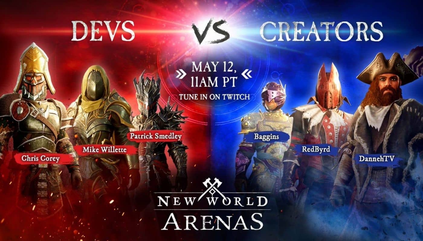 Leia mais sobre o artigo Evento New World Devs vs Criadores com drop na twitch