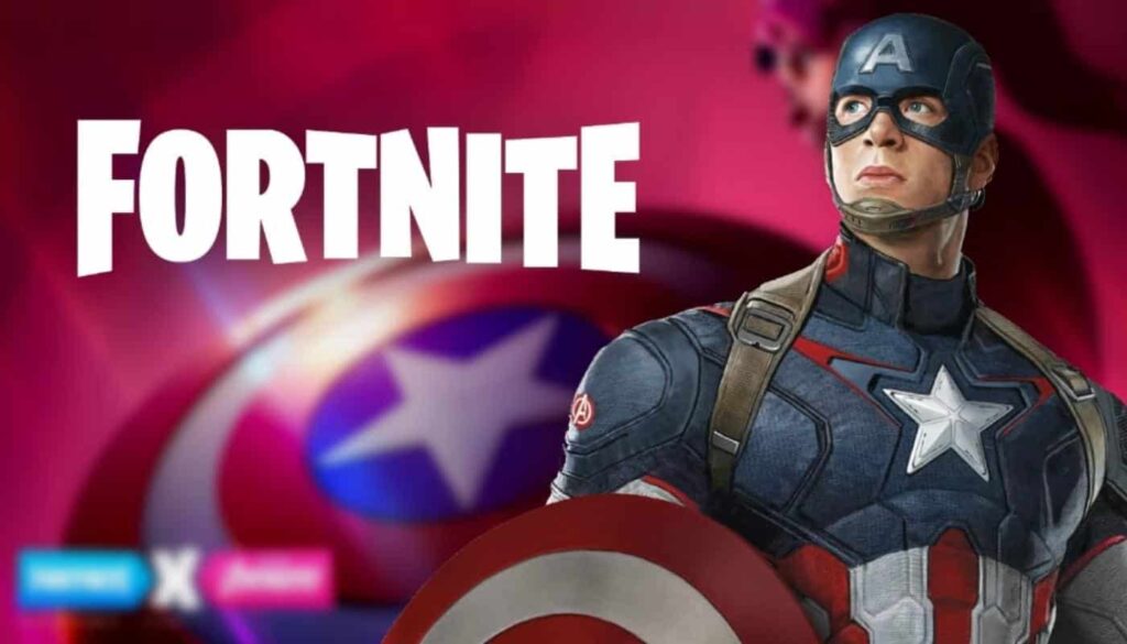 Capitão América em Fortnite a skin está de volta