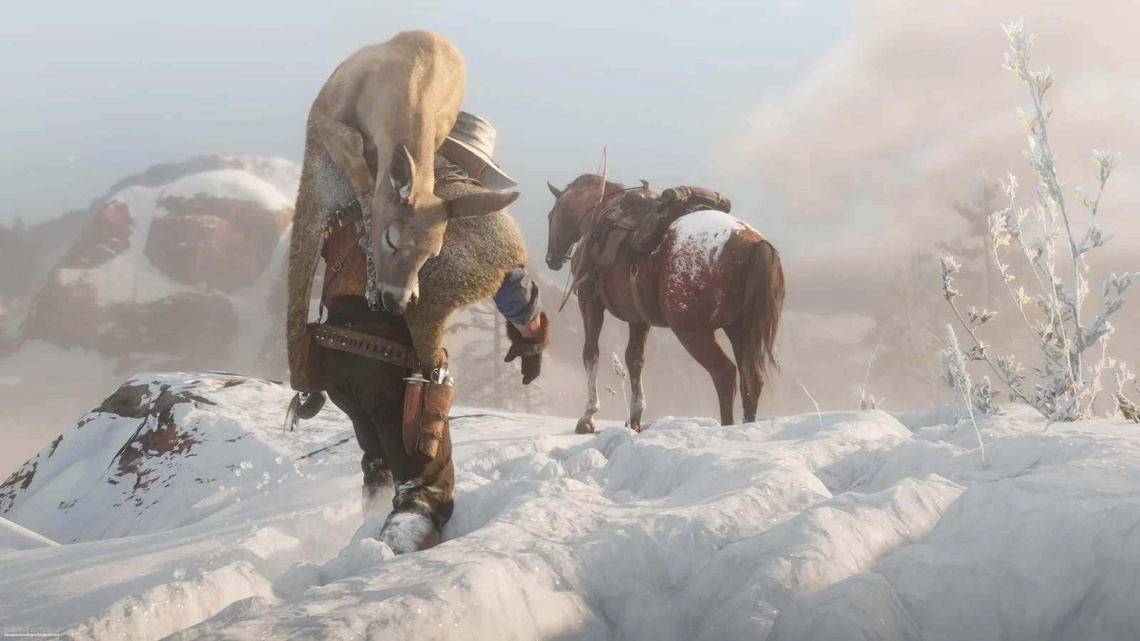 caça em Red Dead Redemption 2