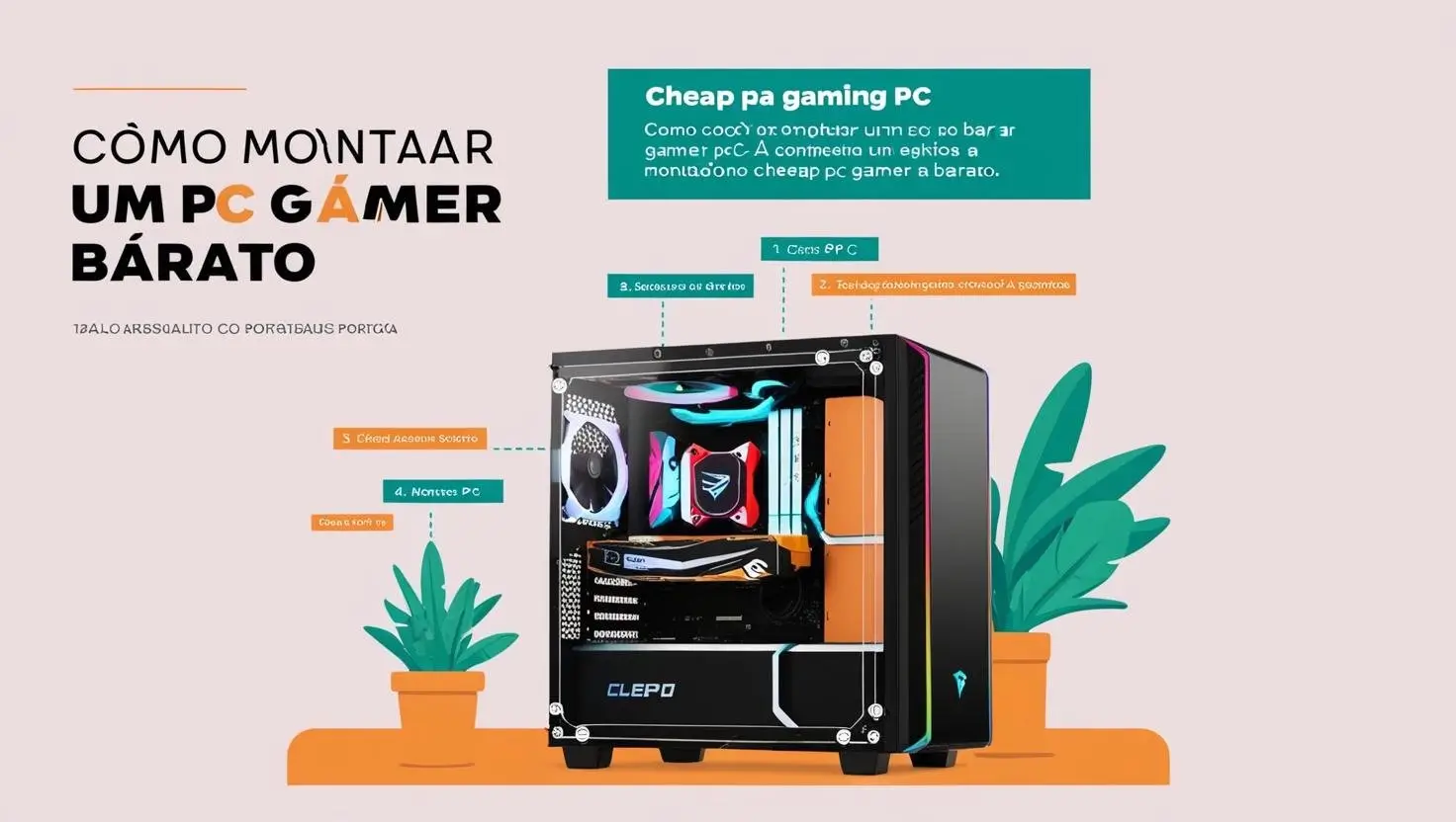 Leia mais sobre o artigo Como montar um PC gamer barato e poderoso em 5 passos