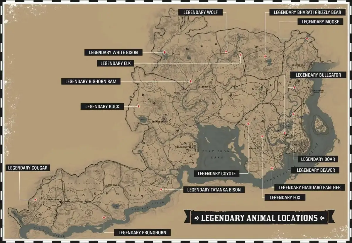 Leia mais sobre o artigo Você Sabia Guia Completo para Caçar Animais Lendários em Red Dead Redemption 2!