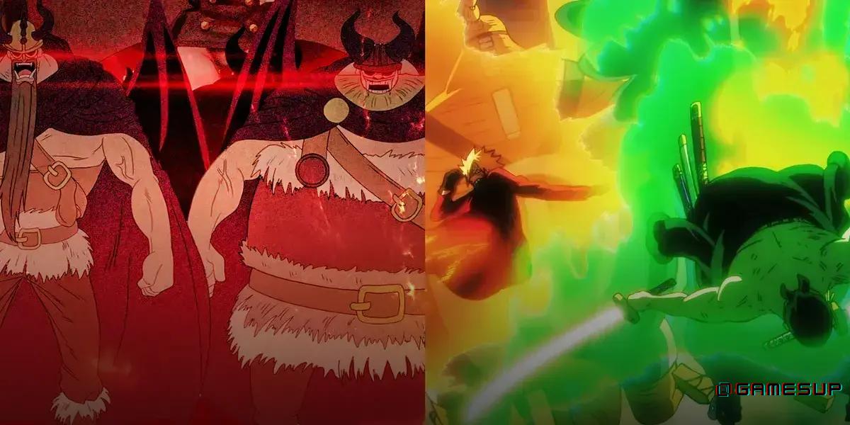Zoro e Sanji contra Imu