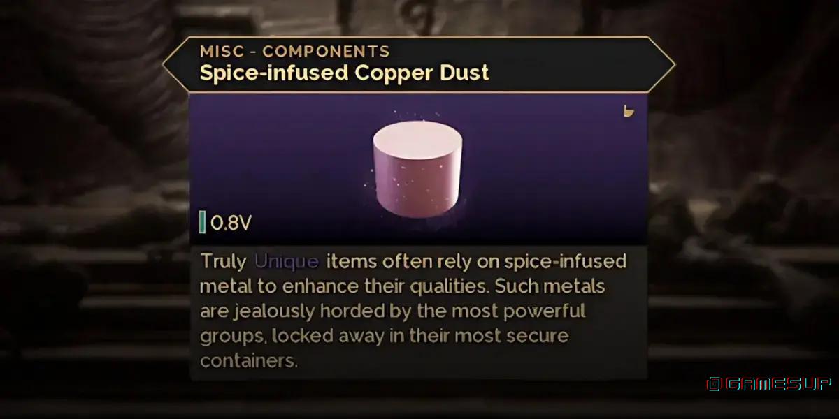 Dune Awakening Spice-Infused Copper Dust