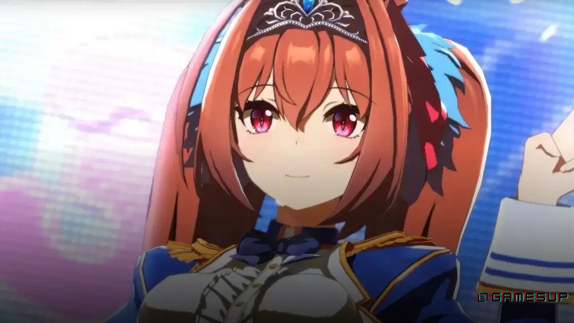 Umamusume patrocinando corrida de cavalos