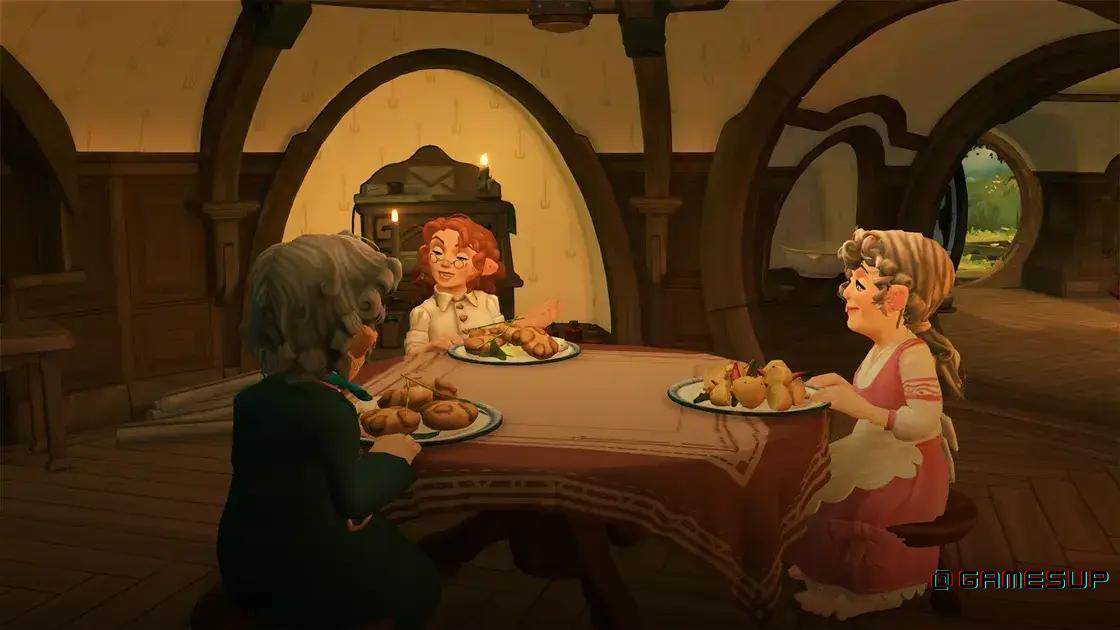 refeições favoritas dos aldeões Tales of the Shire