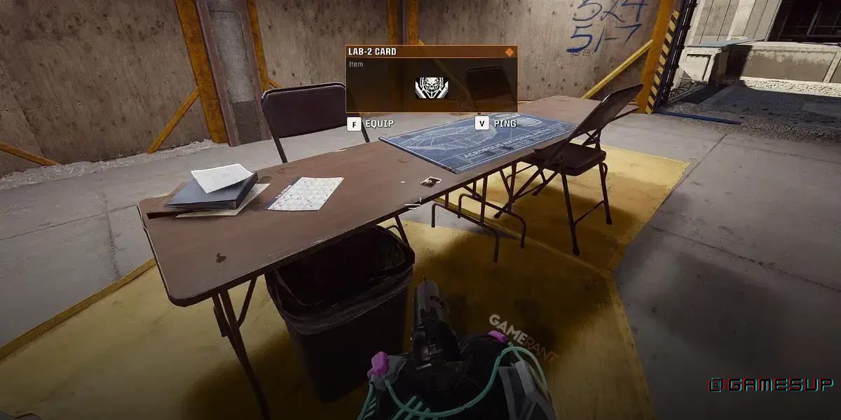 onde encontrar LAB-2 Card Warzone