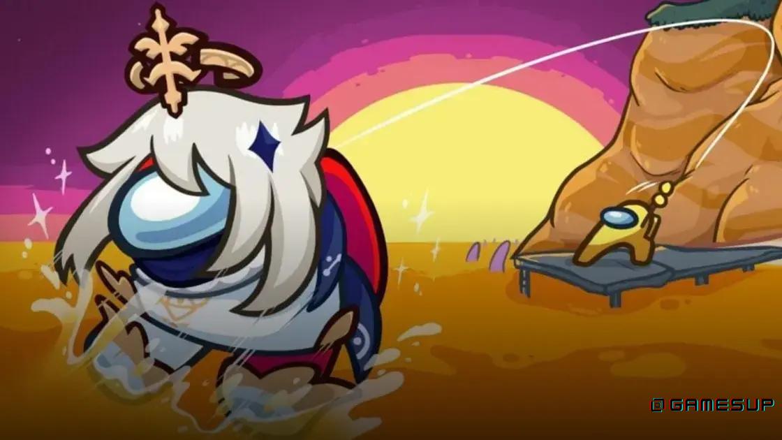 Genshin Impact Among Us collab