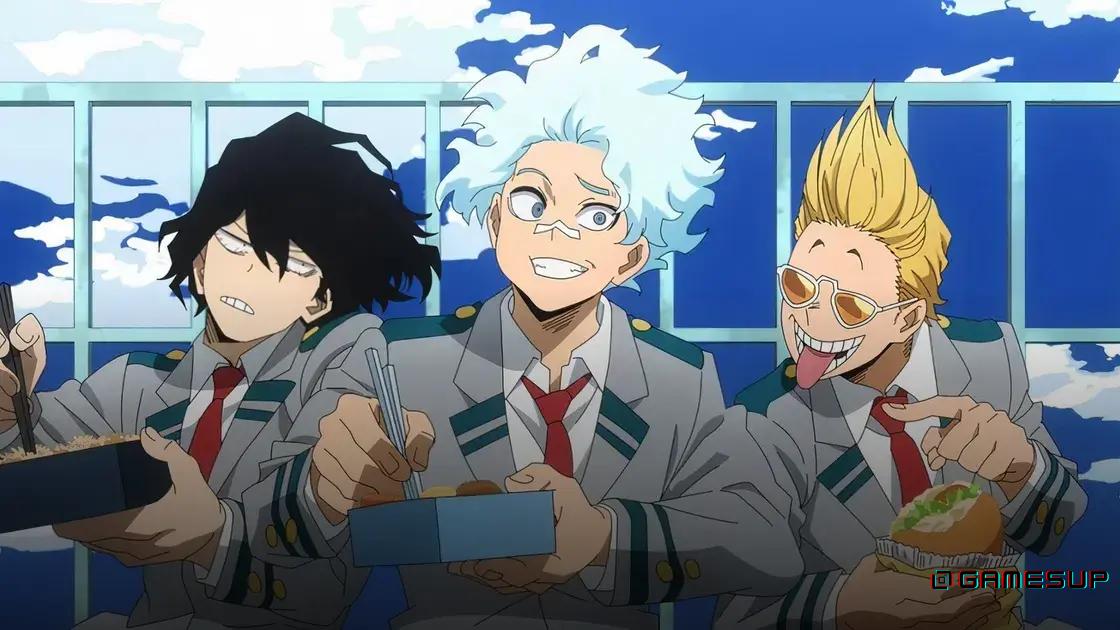 My Hero Academia personagens imaturos