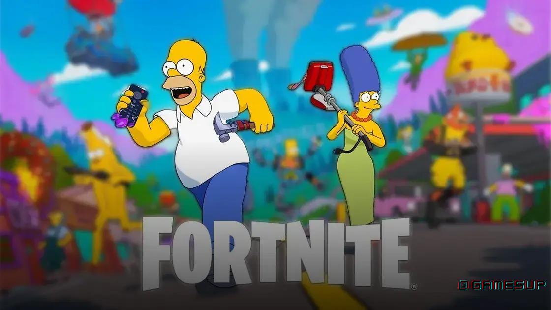 Fortnite The Simpsons colaboração