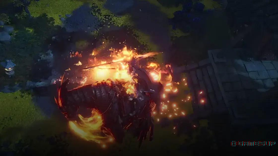 Flaming Meteor Where Winds Meet