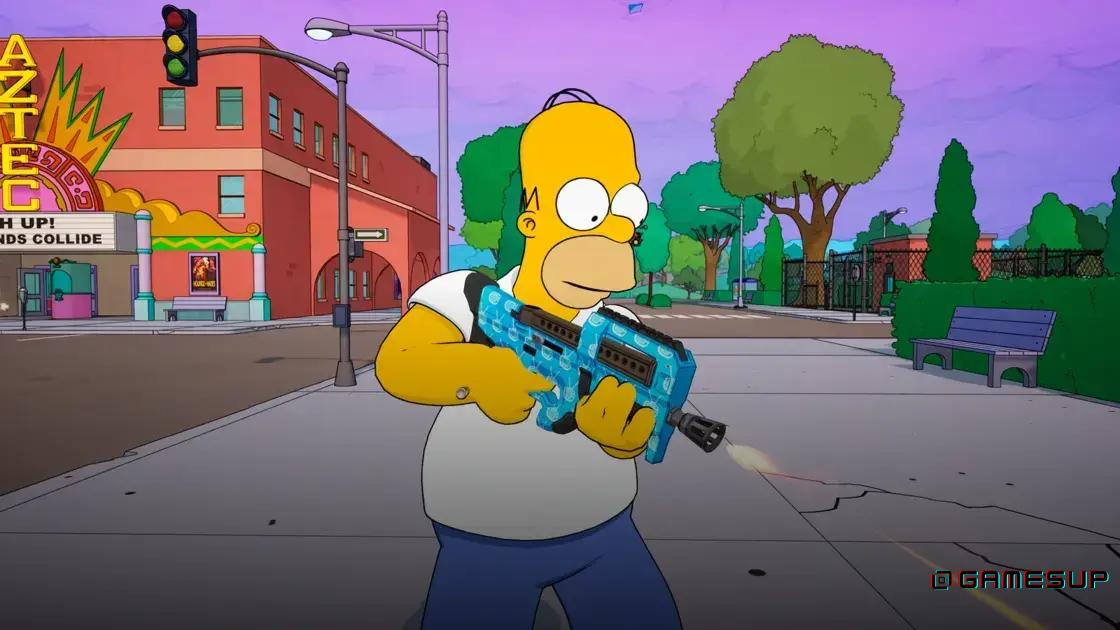 Quests do The Simpsons no Fortnite