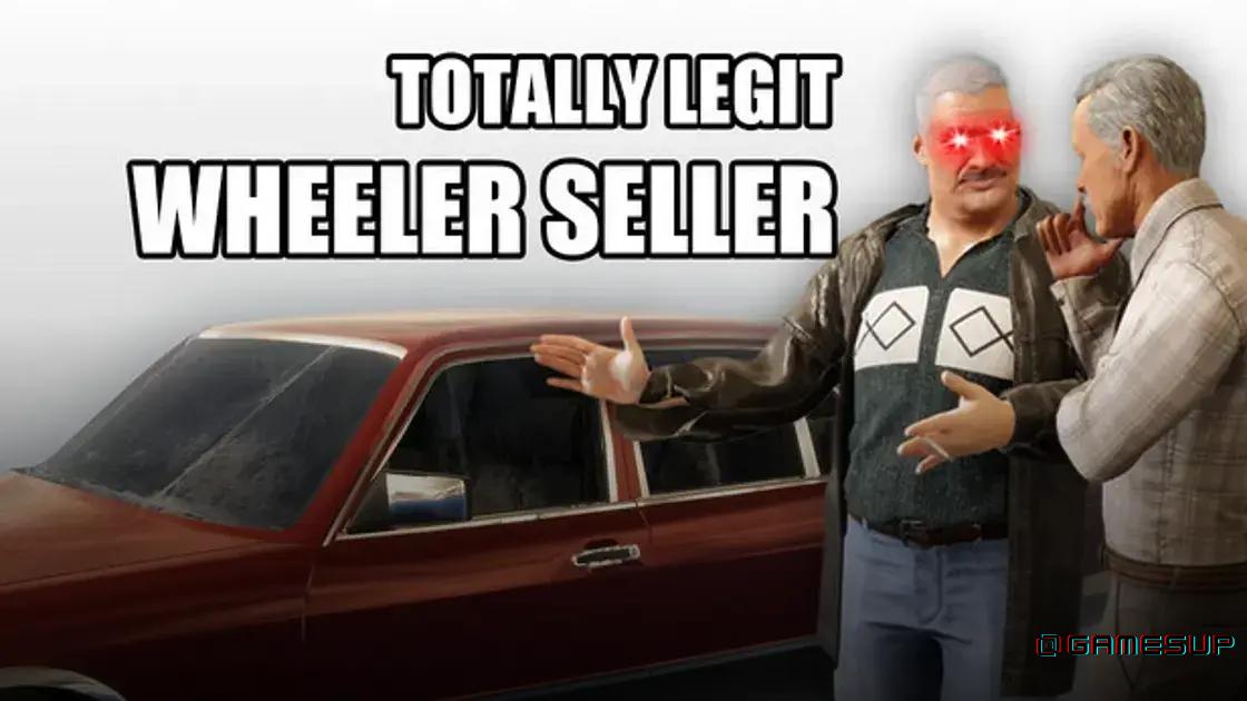 Totally Legit Wheeler Seller