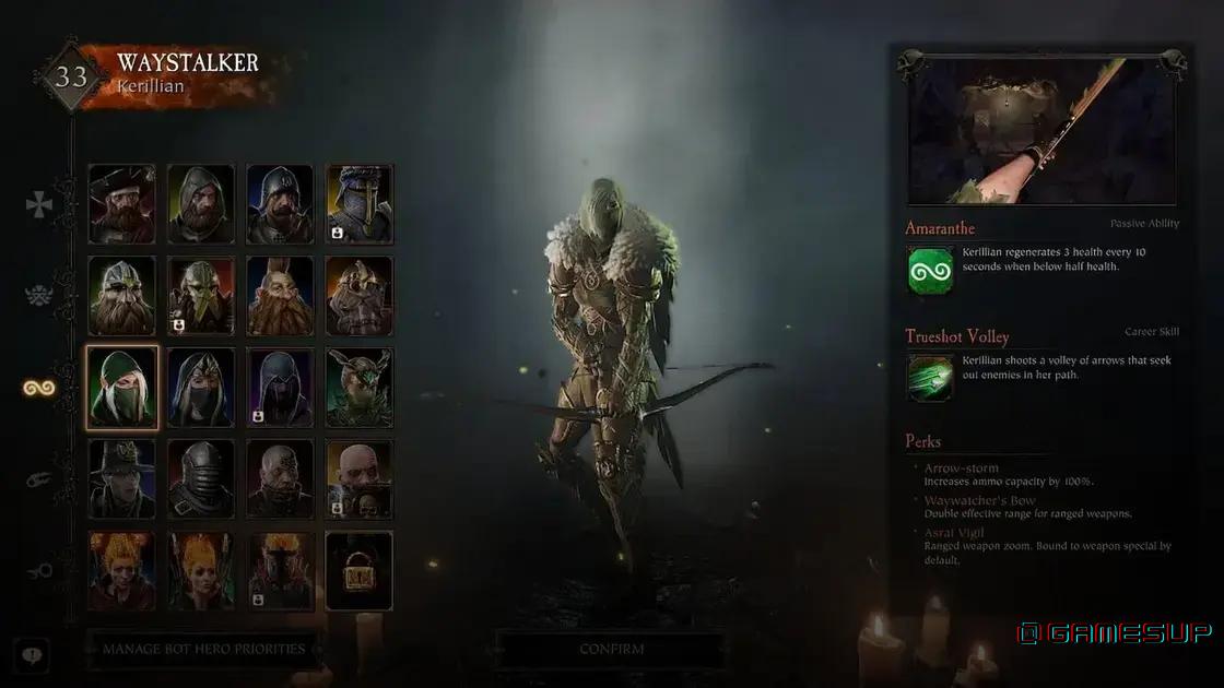 build de Waystalker Vermintide 2