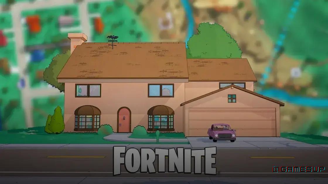 casa do Homer em Fortnite