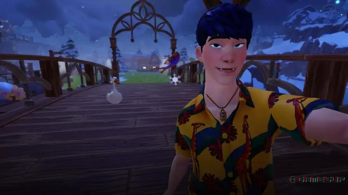 como alimentar gansos Disney Dreamlight Valley