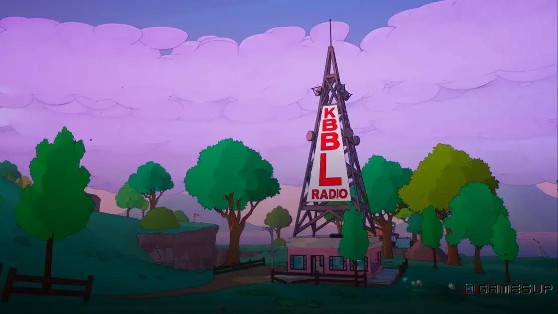torres de rádio KBBL Fortnite