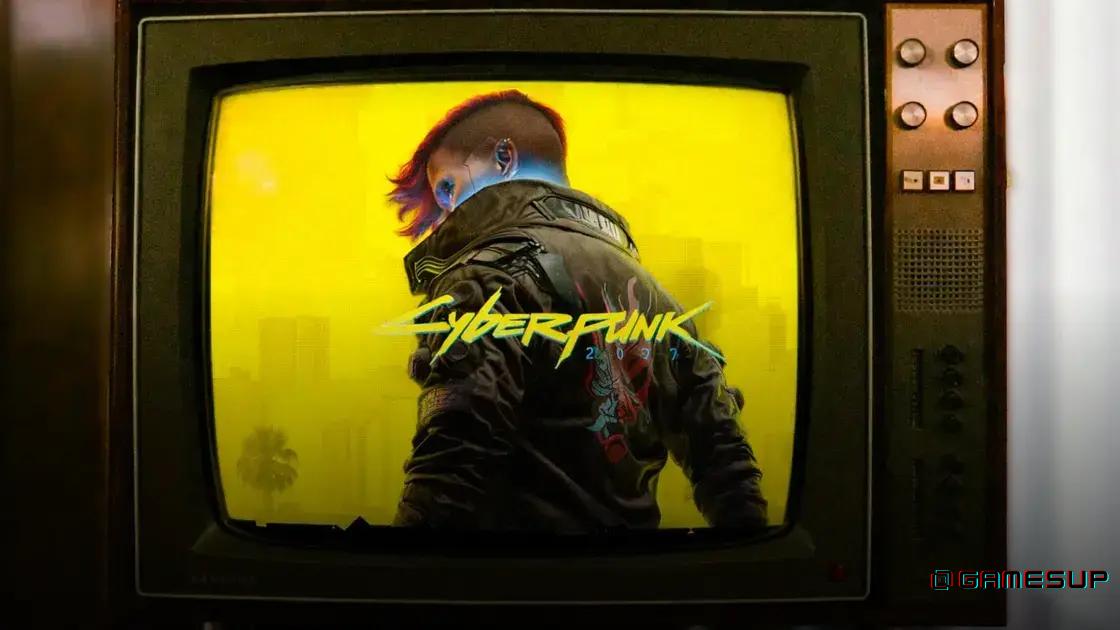 Cyberpunk 2077 CRT monitor