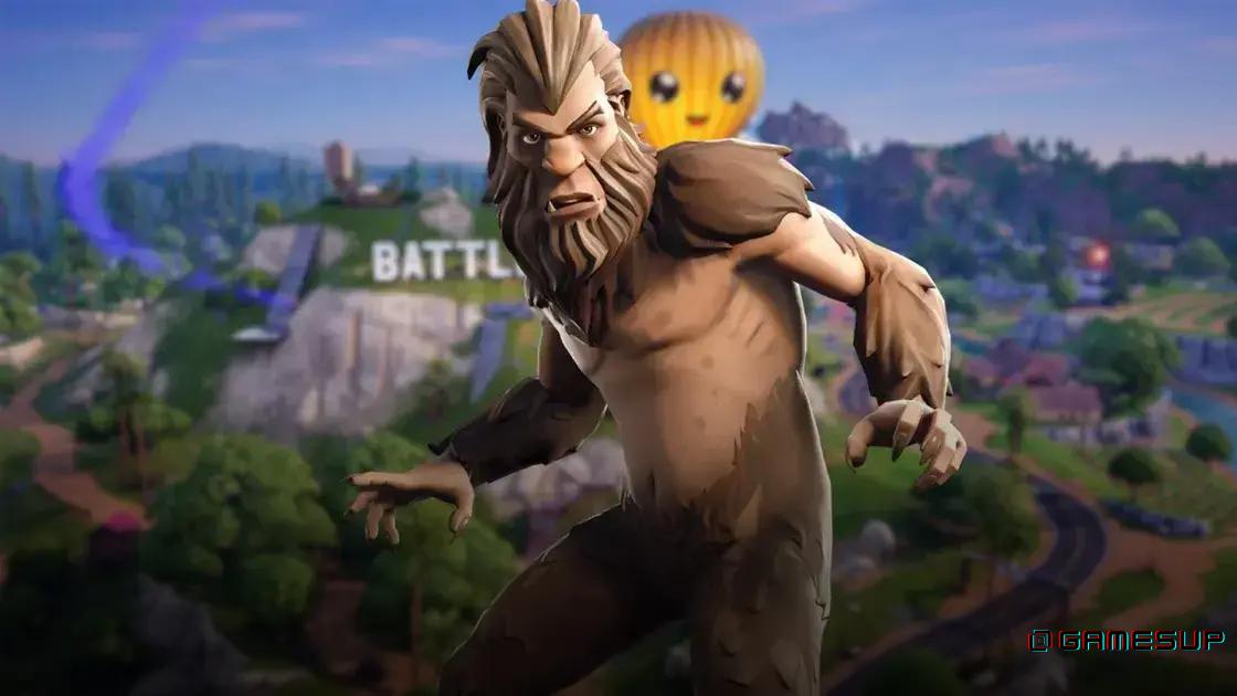 avistamentos de Bigfoot no Fortnite