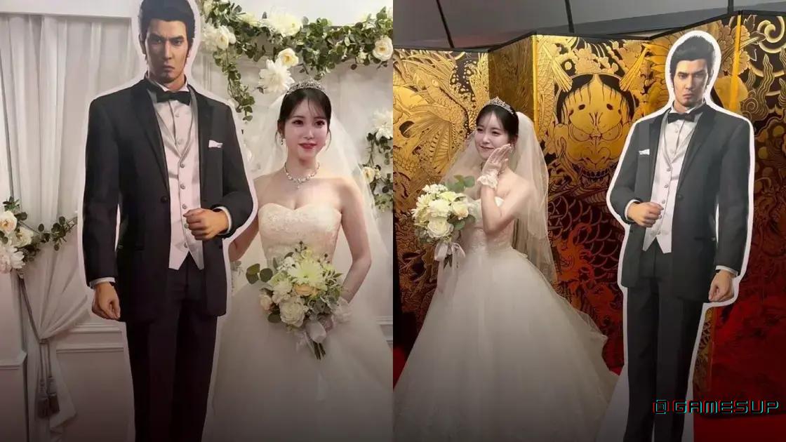 casamento com personagem de game