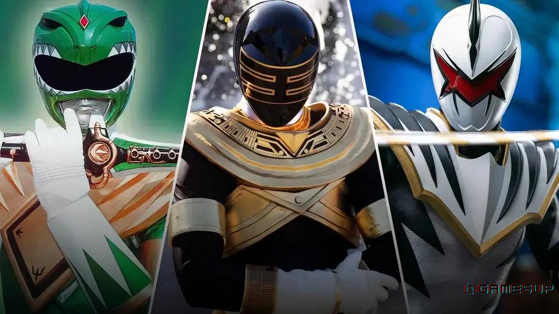 Power Rangers Sextos Rangers mais fortes