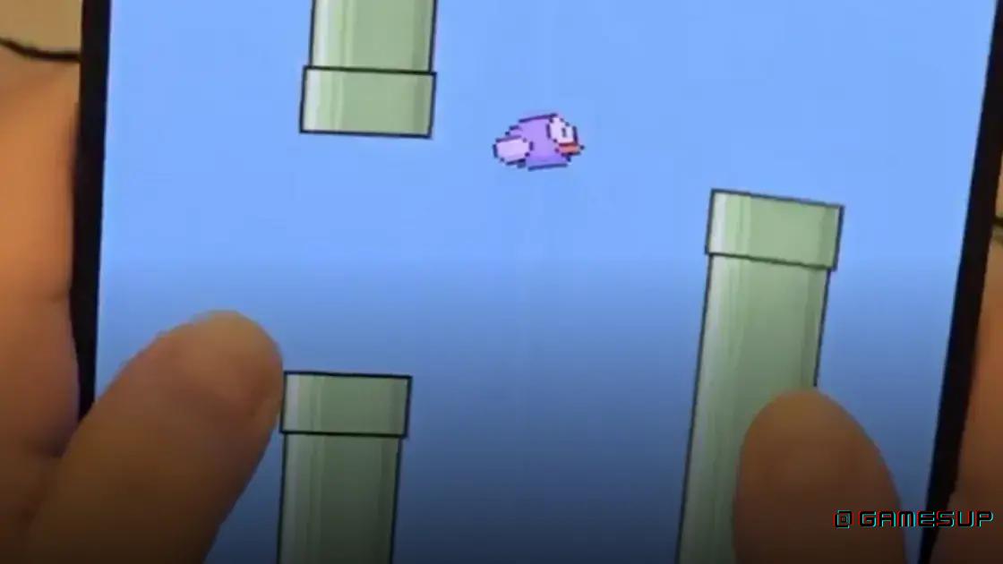 jogo Flappy Bird para celular dobrável