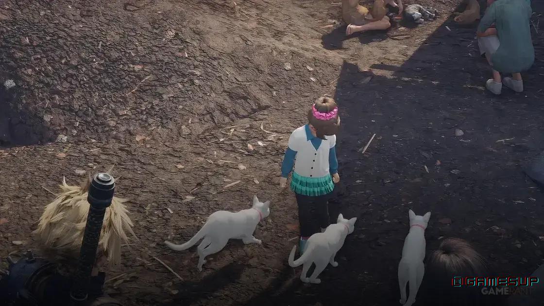 localização gatos Final Fantasy 7 Remake