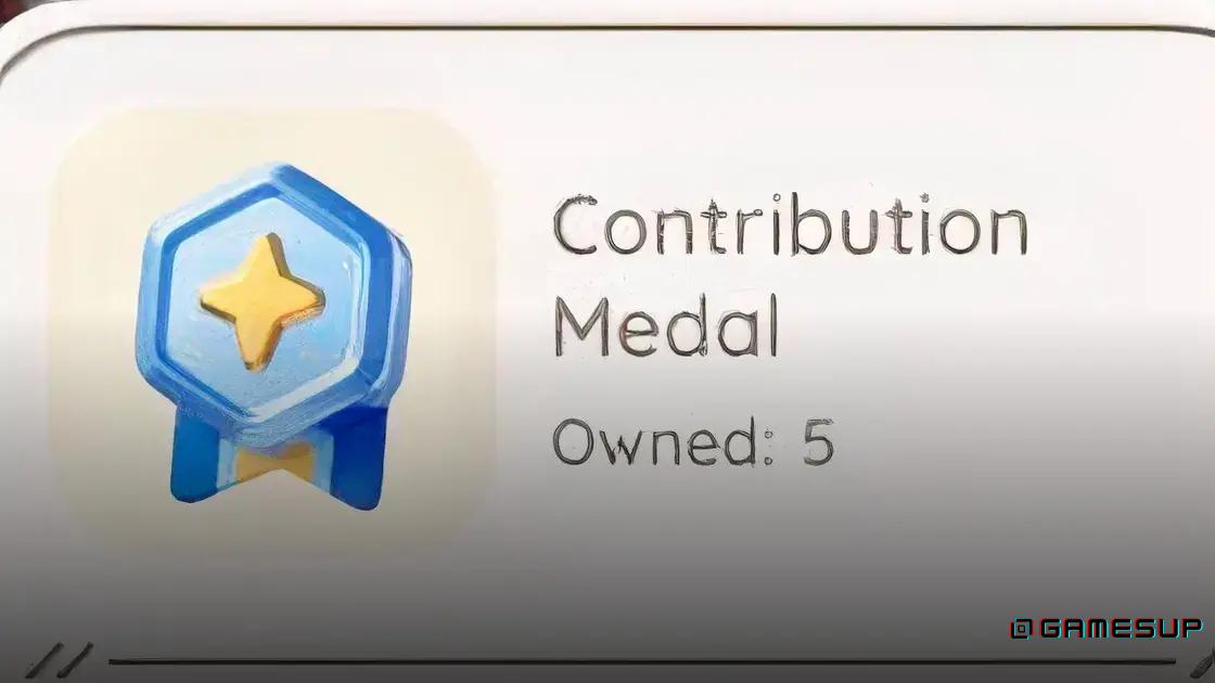 medalhas de contribuição Heartopia