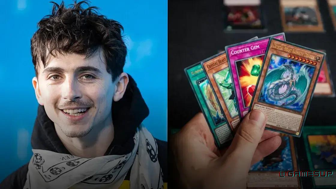 Timothée Chalamet Yu-Gi-Oh