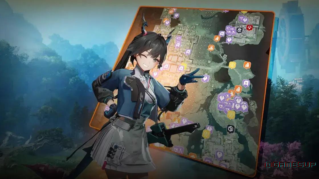 mapa interativo Arknights Endfield