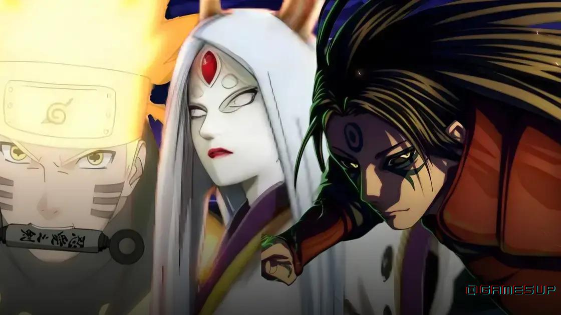 personagens de Naruto com todas as transformações