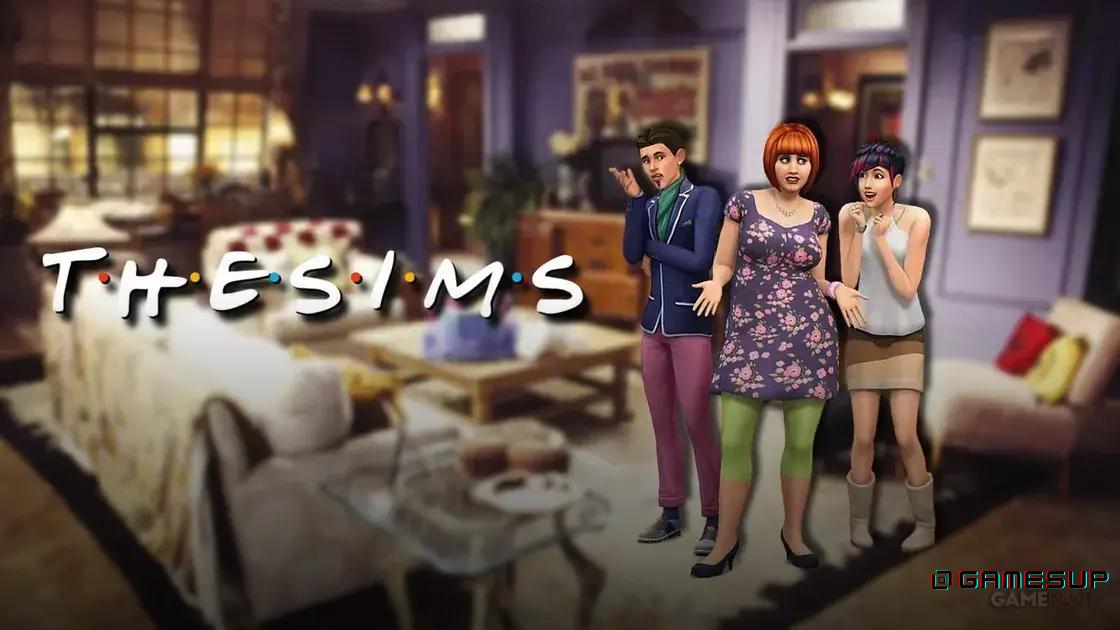 Sims 4 Friends build