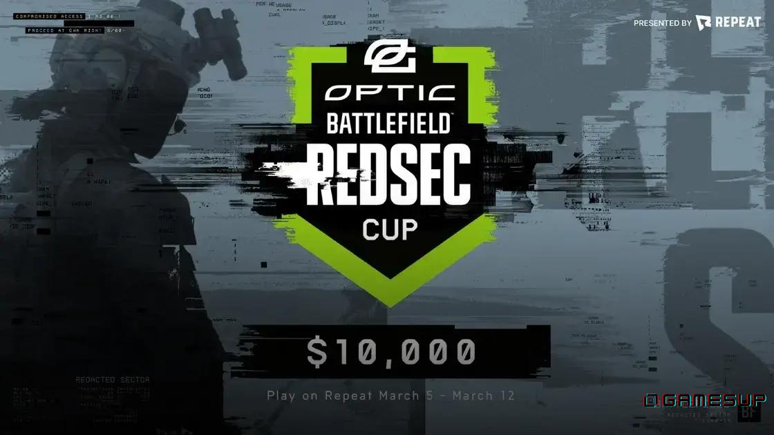 como se inscrever na Battlefield REDSEC Cup