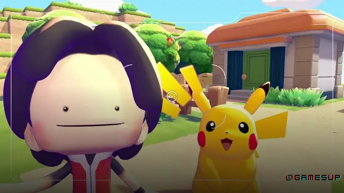 fotos e selfies em Pokopia