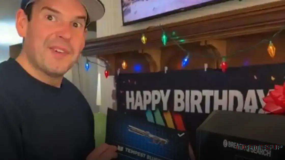 surpresa de aniversário gamer