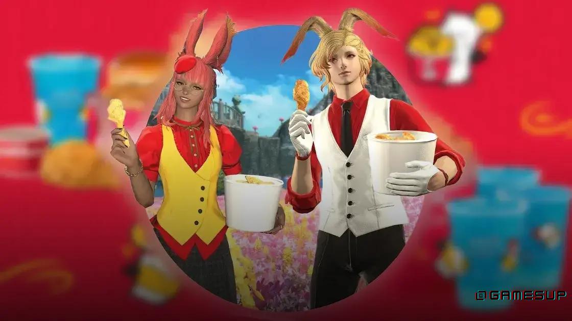 Final Fantasy XIV colaboração Jollibee