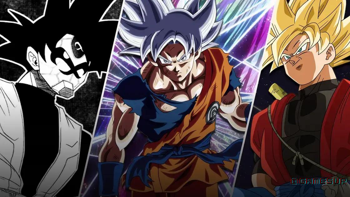 versões mais fortes de Goku