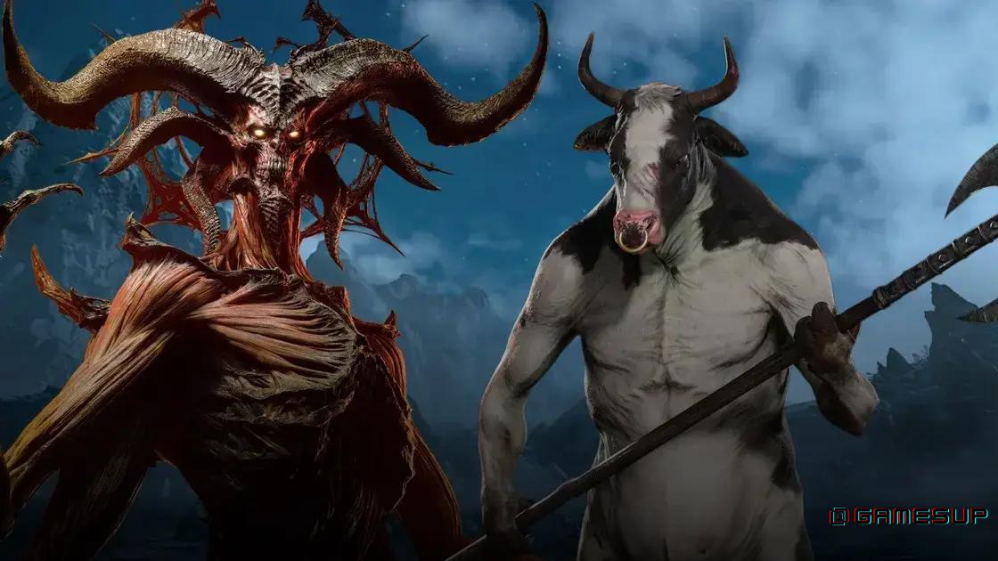 Diablo 4 Cow God