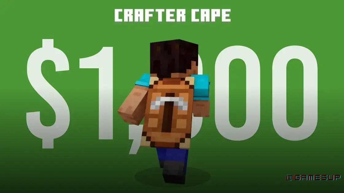 Minecraft Crafter Cape