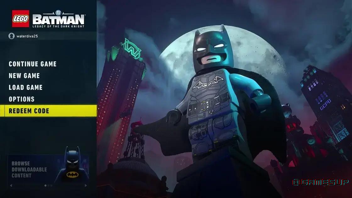 códigos de resgate LEGO Batman