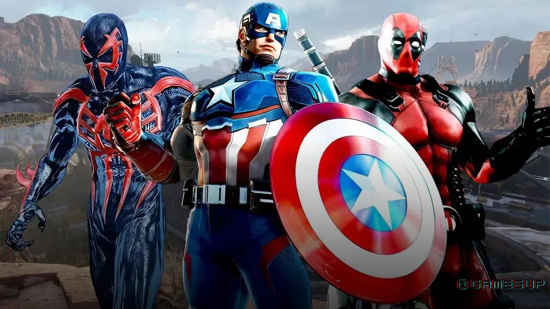jogos Marvel não disponíveis