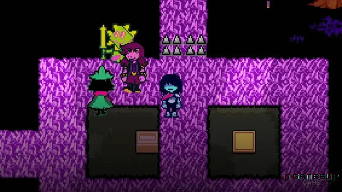 puzzle do bloco de cogumelo Deltarune