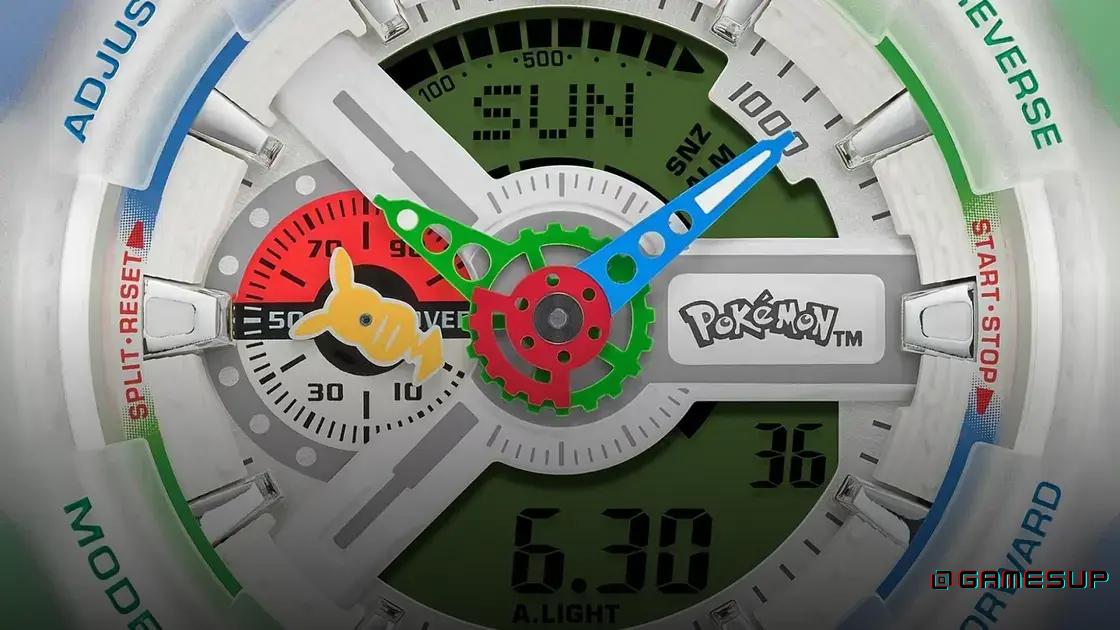 relógio Pokémon 30 anos