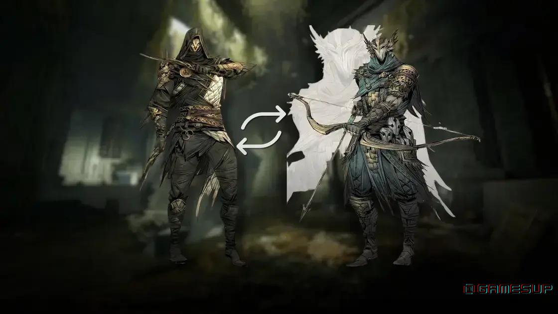 como trocar de classe em Mistfall Hunter