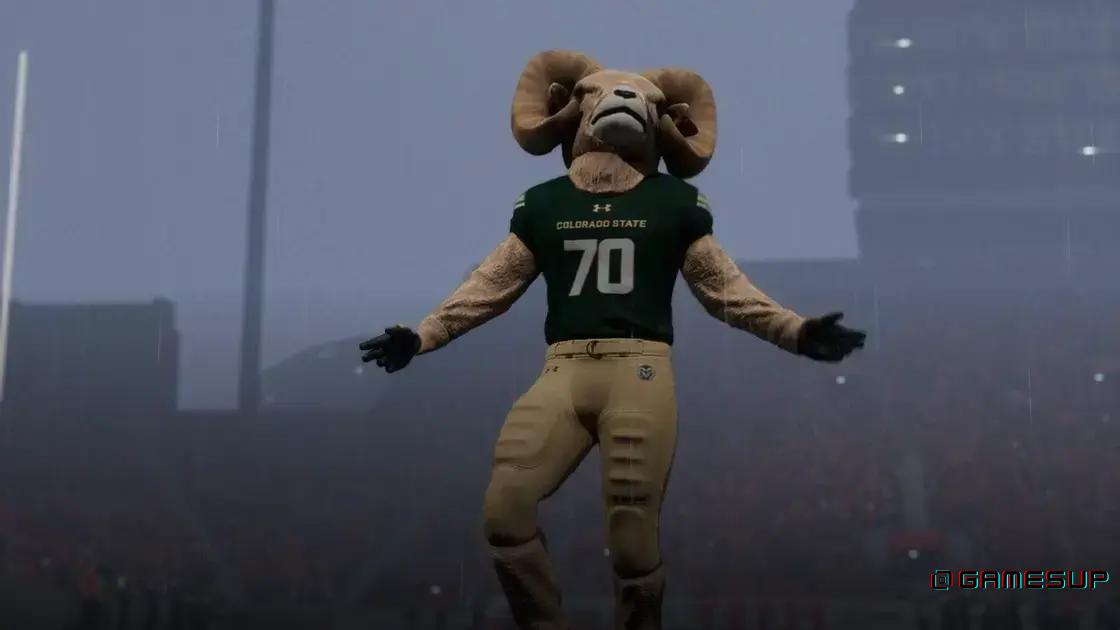 desbloquear mascotes em College Football 27