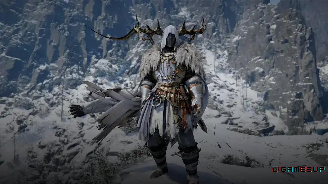 localização Tarandus the Ashen Armor Crimson Desert