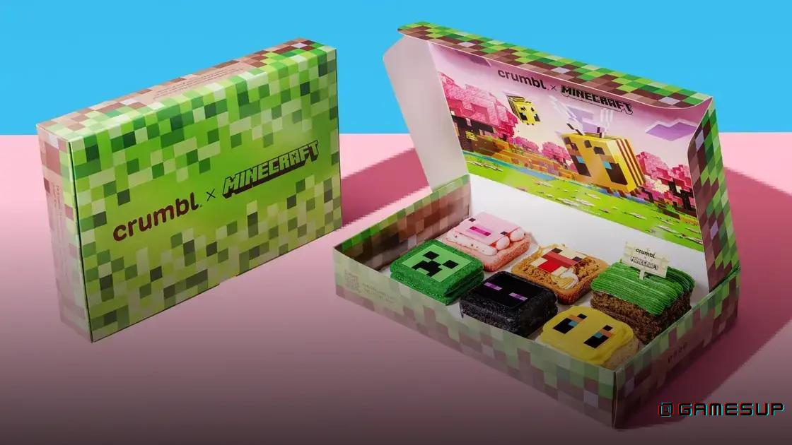 Crumbl Minecraft cookies