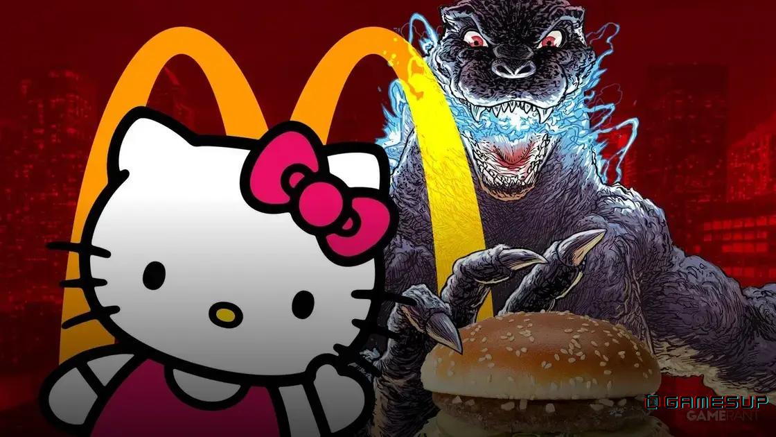Godzilla e Hello Kitty McDonald's