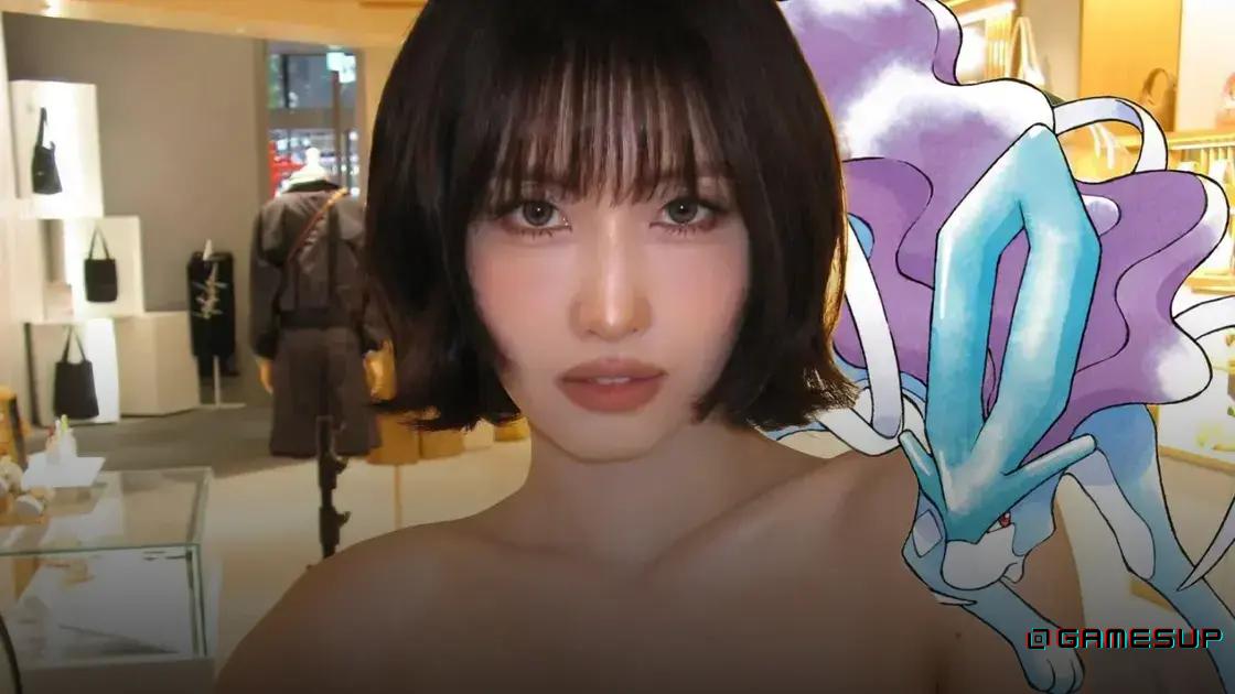 Momo e carta Pokémon