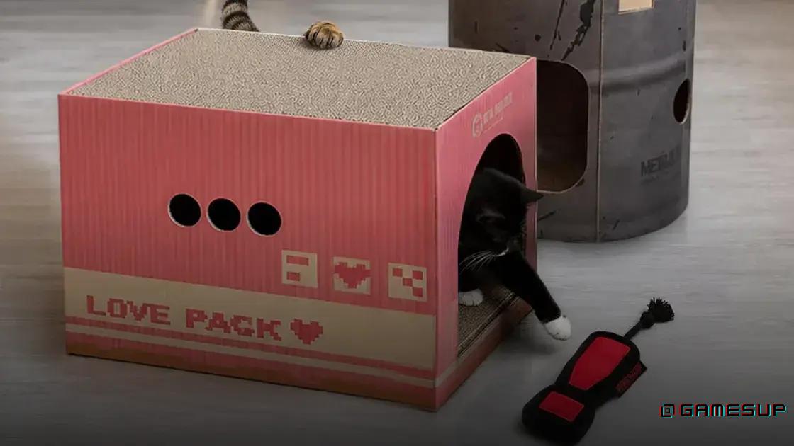brinquedos Metal Gear Solid para gatos
