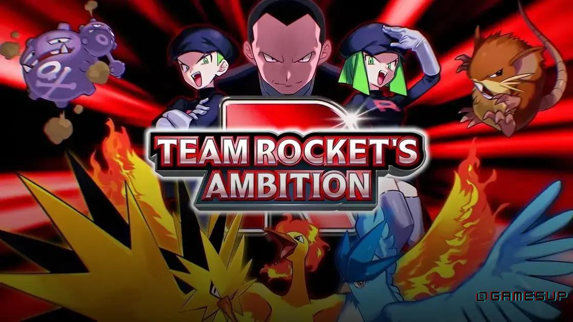 cartas Pokémon TCG Team Rocket's Ambition